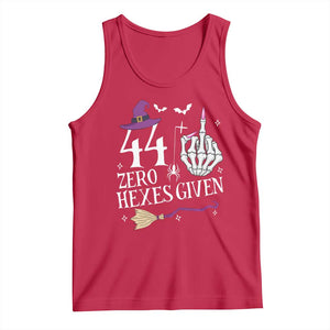 45th Birthday Halloween Tank Top 44 Plus Middle Finger Zero Hexes Given Gift For Women TS14 Red Print Your Wear