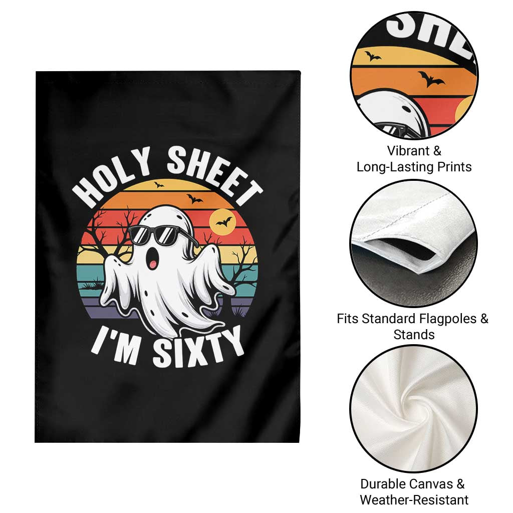 60th Birthday Halloween Ghost Garden Flag Holy Sheet I'm Sixty TS14 Print Your Wear