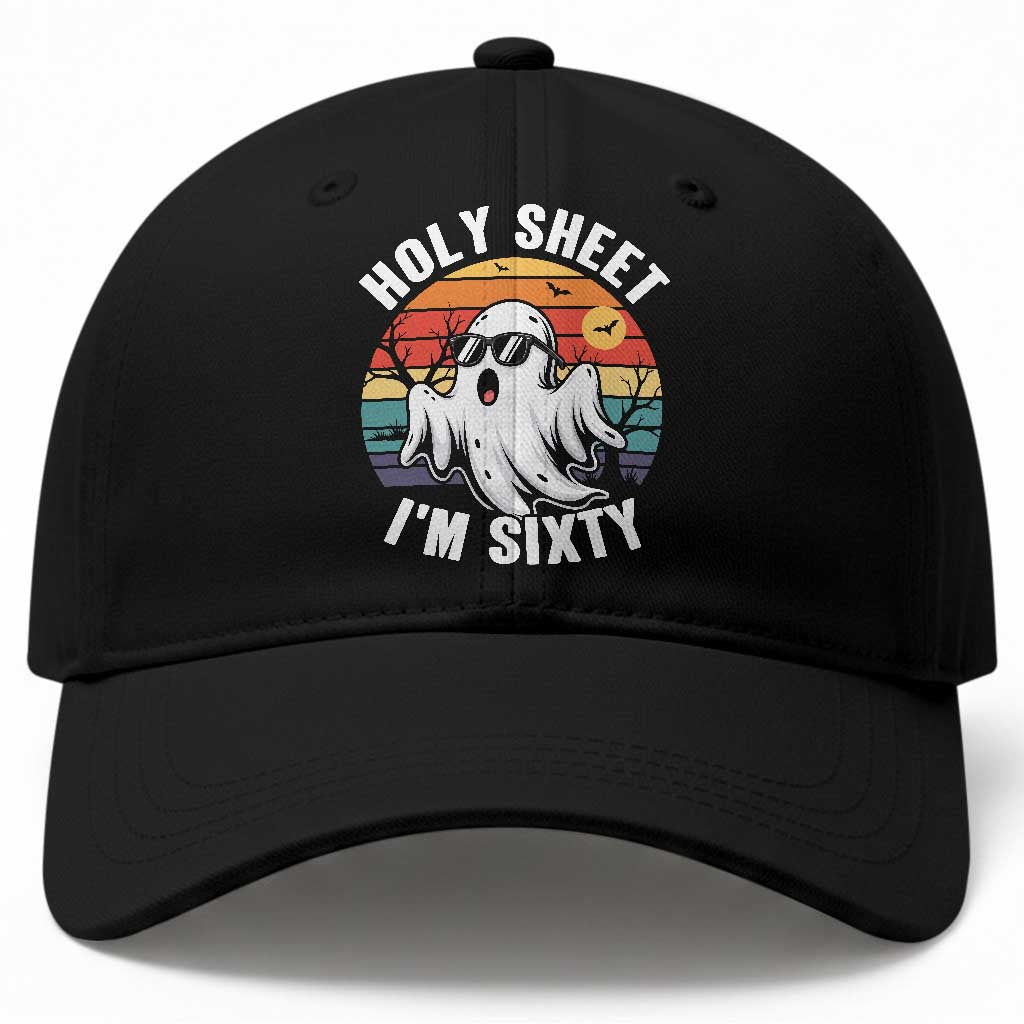 60th Birthday Halloween Ghost Baseball Cap Holy Sheet I'm Sixty TS14 Print Your Wear