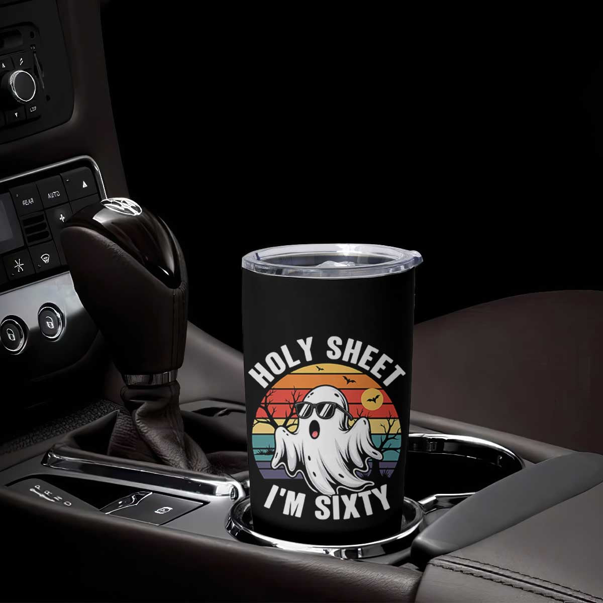 60th Birthday Halloween Ghost Tumbler Cup Holy Sheet I'm Sixty TS14 Print Your Wear