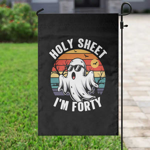 40th Birthday Halloween Ghost Garden Flag Holy Sheet I'm Forty TS14 Print Your Wear