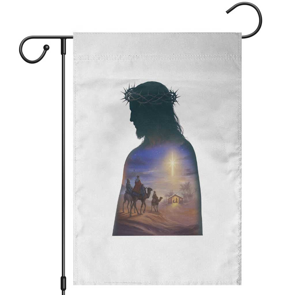 Three Wise Men Nativity Scene Garden Flag Christian Jesus Faith TS14 White Print Your Wear