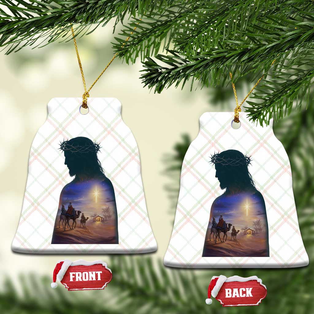 Three Wise Men Nativity Scene Ceramic Ornament Christian Jesus Faith TS14 Print Your Wear