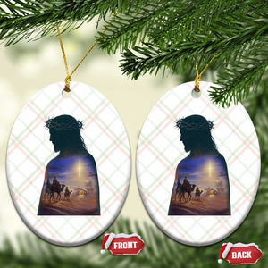 Three Wise Men Nativity Scene Ceramic Ornament Christian Jesus Faith TS14 Print Your Wear