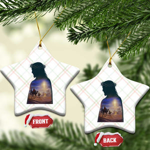 Three Wise Men Nativity Scene Ceramic Ornament Christian Jesus Faith TS14 Print Your Wear