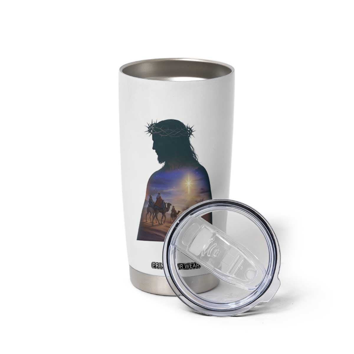 Three Wise Men Nativity Scene Tumbler Cup Christian Jesus Faith TS14 Print Your Wear