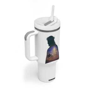 Three Wise Men Nativity Scene Tumbler With Handle Christian Jesus Faith TS14 Print Your Wear