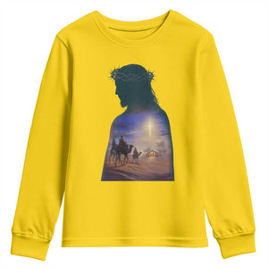 Three Wise Men Nativity Scene Youth Sweatshirt Christian Jesus Faith TS14 Daisy Print Your Wear