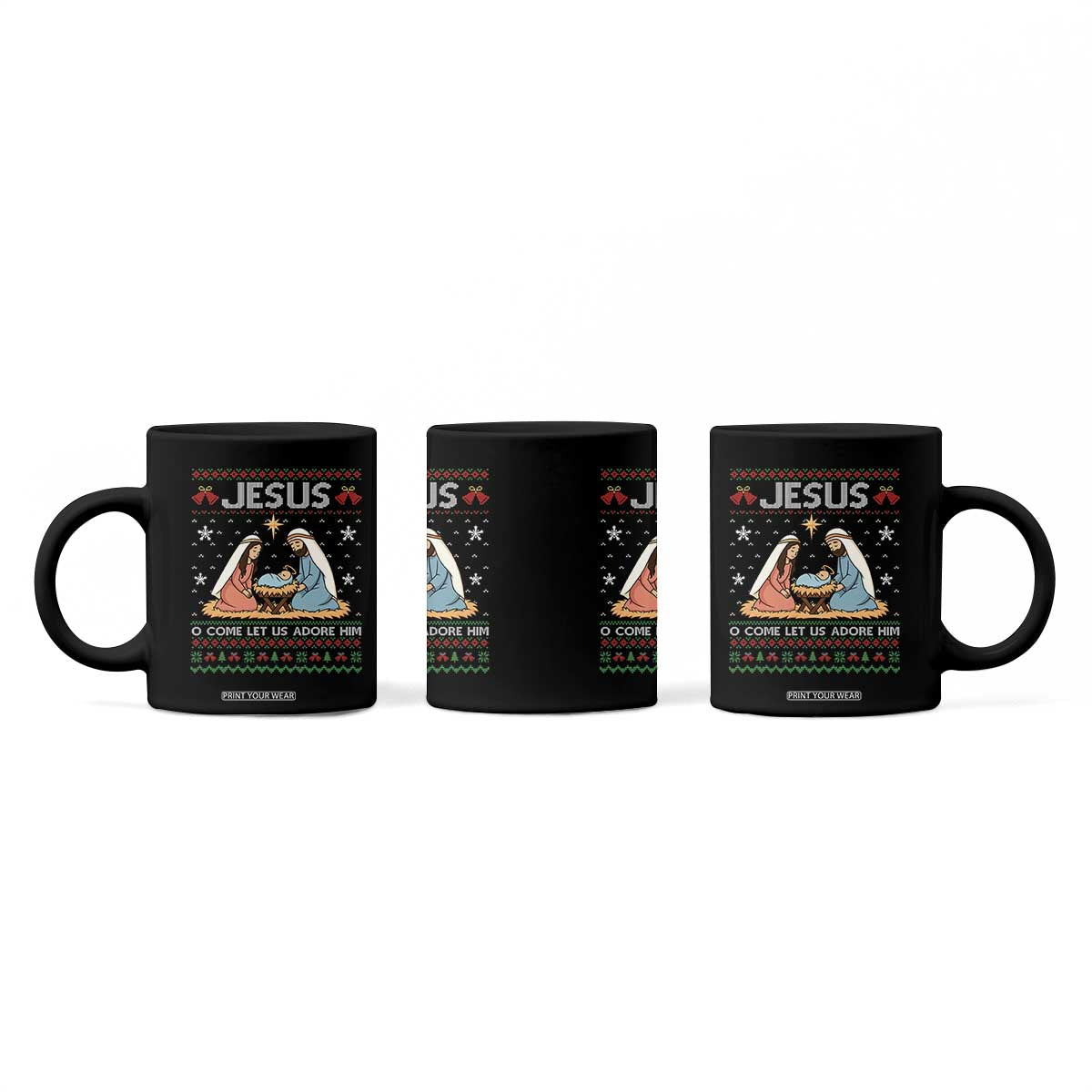 Nativity Scene Christmas Coffee Mug Baby Jesus Christian Xmas TS14 Print Your Wear