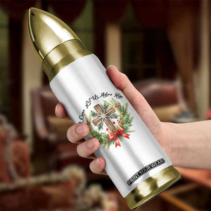 Cross Christmas Bullet Tumbler O Come Let Us Adove Him TS14 Print Your Wear