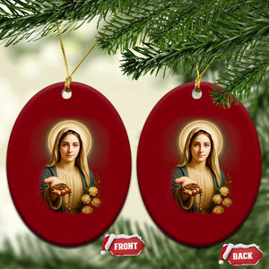 Virgin Mary Maria Ceramic Ornament Catholic Christian Faith TS14 Print Your Wear