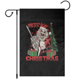Terrifier Santa Christmas Horror Movie Garden Flag TS14 Black Print Your Wear