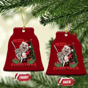 Terrifier Santa Christmas Horror Movie Ceramic Ornament TS14 Print Your Wear
