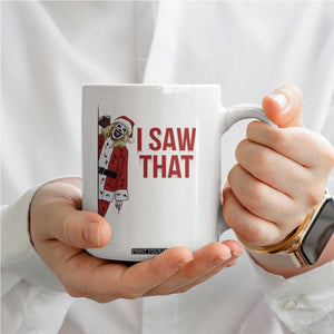 Terrifier Santa Christmas Movie Coffee Mug I Saw That Meme TS14 Print Your Wear