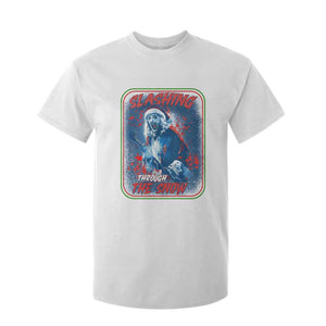 Terrifier Santa Christmas T Shirt For Kid Slashing Through The Snow TS14 White Print Your Wear