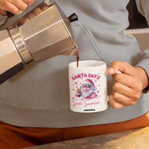 67 Six Seven Pink Santa Christmas Meme Coffee Mug TS14 Print Your Wear