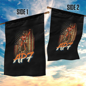 Dirt Bike American Flag Garden Flag TS14 Print Your Wear