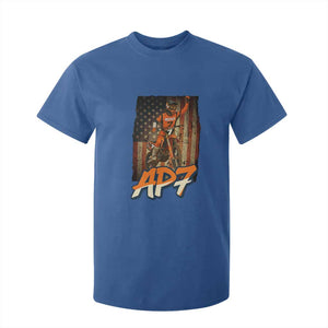 Dirt Bike American Flag T Shirt For Kid TS14 Royal Blue Print Your Wear