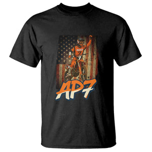 Dirt Bike American Flag T Shirt TS14 Black Print Your Wear