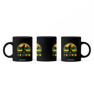 Mardi Gras Bigfoot Coffee Mug Funny Six Seven Meme Carnival Trendy TS14 Print Your Wear
