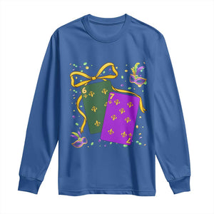 67 Mardi Gras Long Sleeve Shirt Funny Six Seven Playing Cards Meme TS14 Royal Blue Print Your Wear