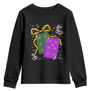 67 Mardi Gras Youth Sweatshirt Funny Six Seven Playing Cards Meme TS14 Black Print Your Wear