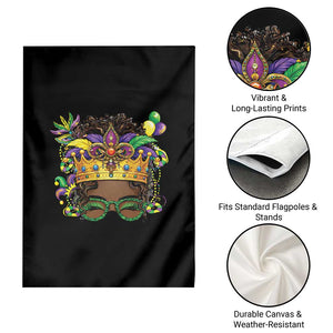 Mardi Gras Queen Garden Flag Messy Pun Carnival Party TS14 Print Your Wear