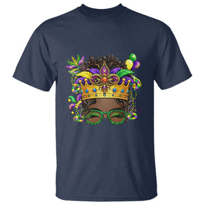 Mardi Gras Queen T Shirt Messy Pun Carnival Party TS14 Navy Print Your Wear