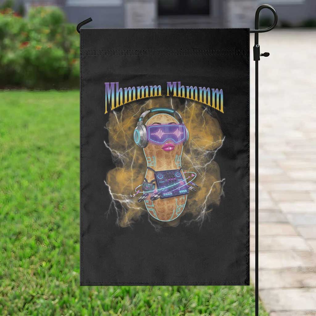 Funny Burnt Peanut Goop Garden Flag DJ Music Meme TS14 Print Your Wear