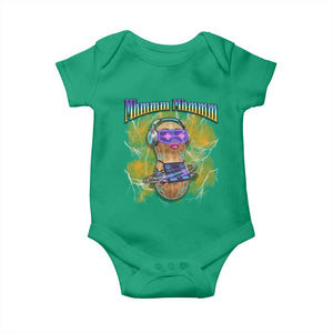 Funny Burnt Peanut Goop Baby Onesie DJ Music Meme TS14 Irish Green Print Your Wear
