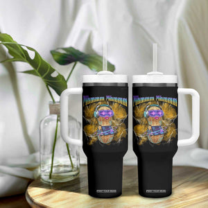 Funny Burnt Peanut Goop Tumbler With Handle DJ Music Meme TS14 Print Your Wear