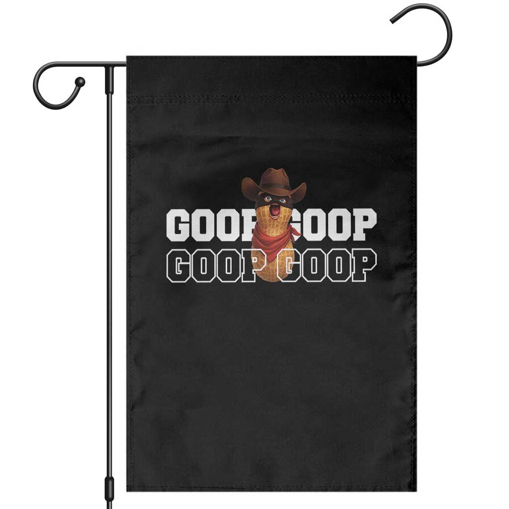 Funny Burnt Peanut Goop Garden Flag Internet Viral Meme Trendy TS14 Black Print Your Wear