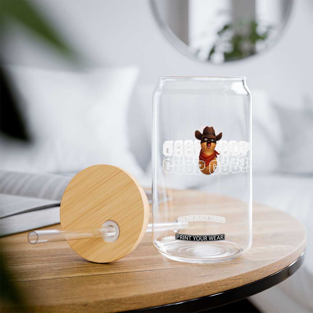 Funny Burnt Peanut Goop Glass Can Internet Viral Meme Trendy TS14 Print Your Wear