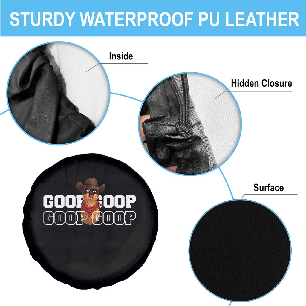 Funny Burnt Peanut Goop Spare Tire Cover Internet Viral Meme Trendy TS14 Print Your Wear