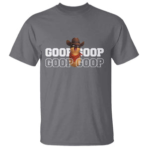 Funny Burnt Peanut Goop T Shirt Internet Viral Meme Trendy TS14 Charcoal Print Your Wear