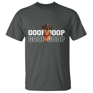 Funny Burnt Peanut Goop T Shirt Internet Viral Meme Trendy TS14 Dark Heather Print Your Wear