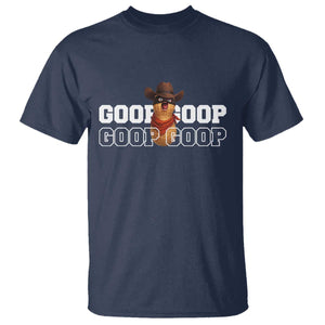 Funny Burnt Peanut Goop T Shirt Internet Viral Meme Trendy TS14 Navy Print Your Wear