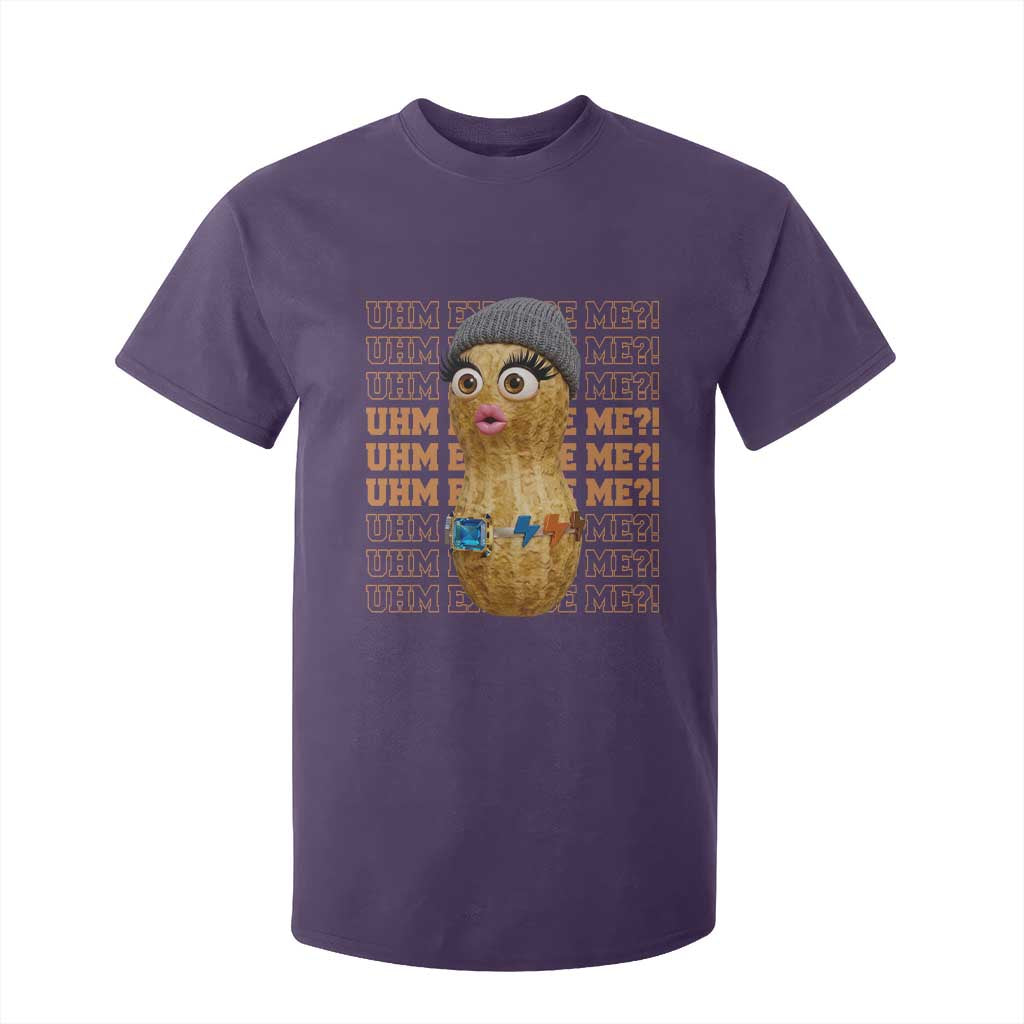 Funny Burnt Peanut Goop T Shirt For Kid Uhm Excuse Me TS14 Purple Print Your Wear