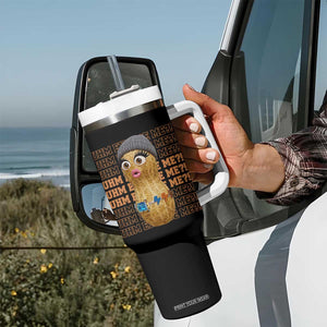 Funny Burnt Peanut Goop Tumbler With Handle Uhm Excuse Me TS14 Print Your Wear