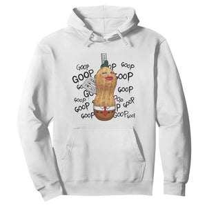 Funny Burnt Peanut Hoodie Goop Bungulato Homage TS14 White Print Your Wear
