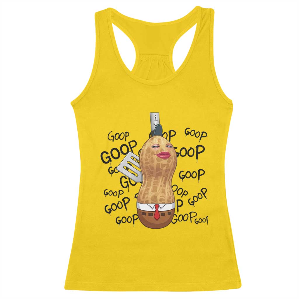 Funny Burnt Peanut Racerback Tank Top Goop Bungulato Homage TS14 Daisy Print Your Wear