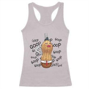 Funny Burnt Peanut Racerback Tank Top Goop Bungulato Homage TS14 Ice Gray Print Your Wear