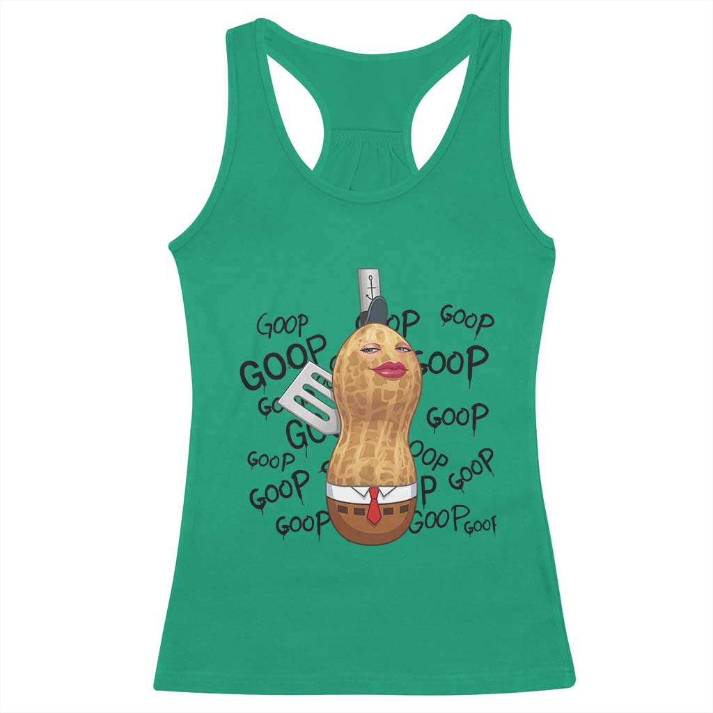 Funny Burnt Peanut Racerback Tank Top Goop Bungulato Homage TS14 Irish Green Print Your Wear
