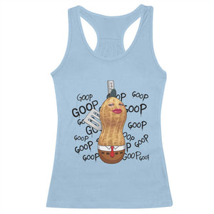 Funny Burnt Peanut Racerback Tank Top Goop Bungulato Homage TS14 Light Blue Print Your Wear