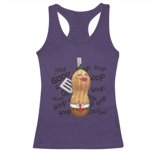 Funny Burnt Peanut Racerback Tank Top Goop Bungulato Homage TS14 Purple Print Your Wear
