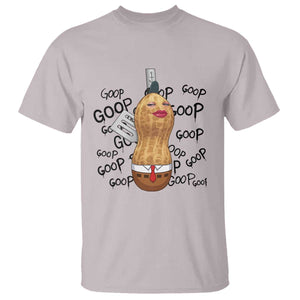 Funny Burnt Peanut T Shirt Goop Bungulato Homage TS14 Ice Gray Print Your Wear