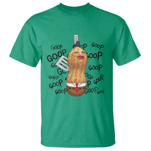 Funny Burnt Peanut T Shirt Goop Bungulato Homage TS14 Irish Green Print Your Wear