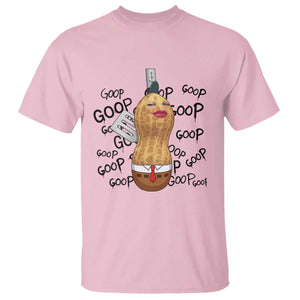 Funny Burnt Peanut T Shirt Goop Bungulato Homage TS14 Light Pink Print Your Wear