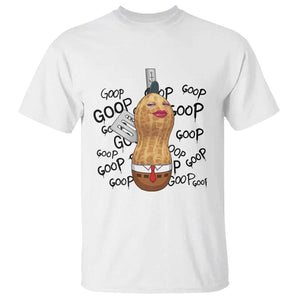 Funny Burnt Peanut T Shirt Goop Bungulato Homage TS14 White Print Your Wear