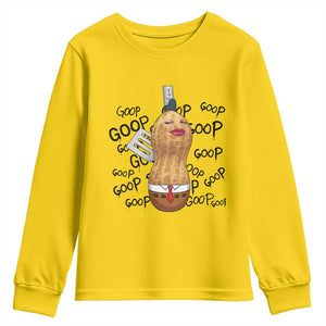 Funny Burnt Peanut Youth Sweatshirt Goop Bungulato Homage TS14 Daisy Print Your Wear
